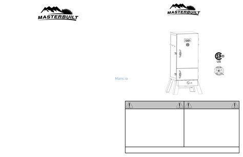 Masterbuilt 20051311 User Guide online
