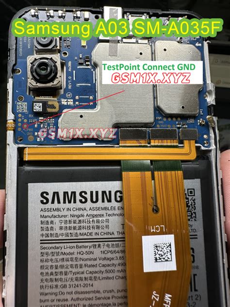 Testpoint Samsung A03 Sm A035f Thế Giới Rom Điện Thoại