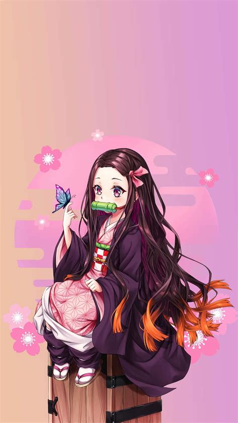 Download Now Cute Anime Nezuko From The Popular Anime Series Demon Slayer