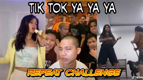 Tik Tok Ya Ya Ya Ya I Repeat Challenge Indonesia Youtube