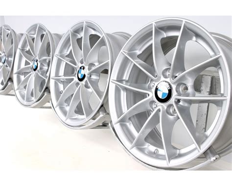 4x original bmw 3er e90 e91 e92 e93 17 zoll alufelgen 159 sternsp