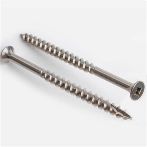 Decking Screws Countersunk Square Drive A2 Stainless Steel 304