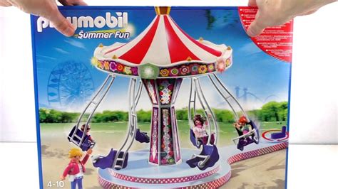 Playmobil Kettenkarussel Mit Bunter Beleuchtung Summer Fun Spielset Unboxing Deutsch
