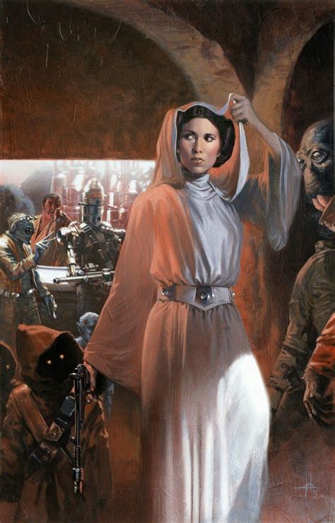 Artwork From The Many Adventures Of Princess Leia Organa Star Wars