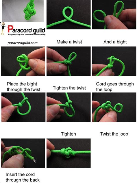 Elige los colores que prefieras. How to tie an eternity knot - Paracord guild | Paracord knots, Knots diy, Paracord