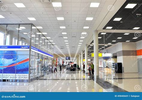 Aéroport International De Sheremetyevo Moscou Russie Image Stock