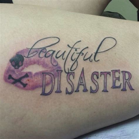 Unique Beautiful Disaster Tattoo Citybackgrounddigitalarttutorial
