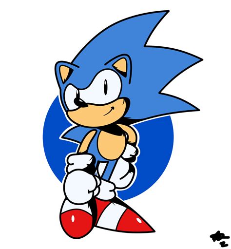 Classic Cool Sonic By Axl Universe On Deviantart