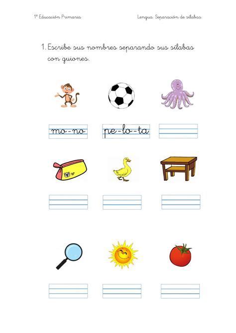 Complete Com As Sílabas Worksheet Clases de silabas Ejercicios de