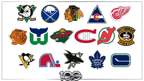 Best Nhl Logos Of Past 100 Years Rhockey