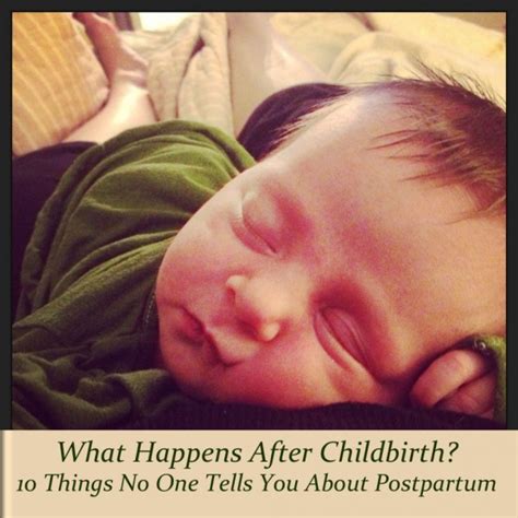 10 Things No One Tells You About What Happens After Childbirth
