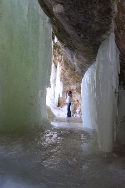 Exploring Eben Ice Caves Aka Rock River Are A Winter Must Michigan