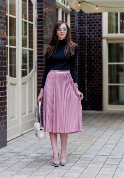 10 Cute Outfits With Pleated Skirts Pleated Skirt Outfits Include Work