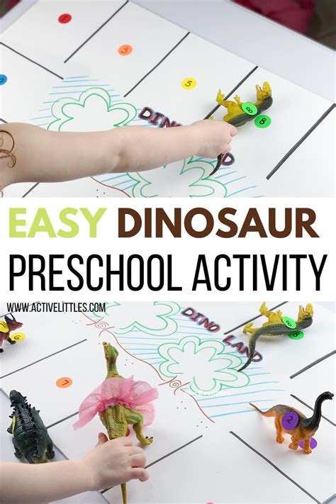 Simple Dinosaur Activity For Preschoolers Active Littles
