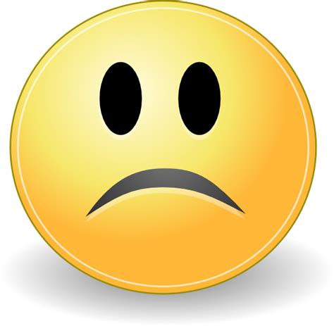 Clipart Disappointed Face Clipground