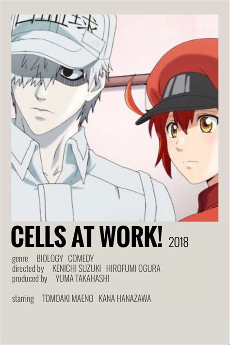 Cells At Work Poster By Emily In 2021 Anime Canvas Anime Films