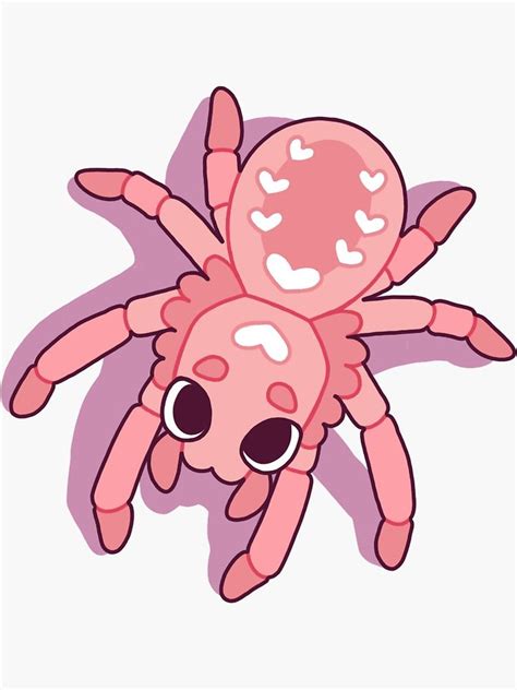 Kawaii Spiders Sticker For Sale By Mademoisellezim Kawaii Spider