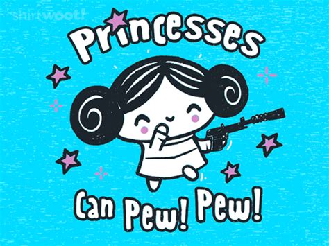 Princesses Can Pew Pew Too Unisex Poly Cotton Tank