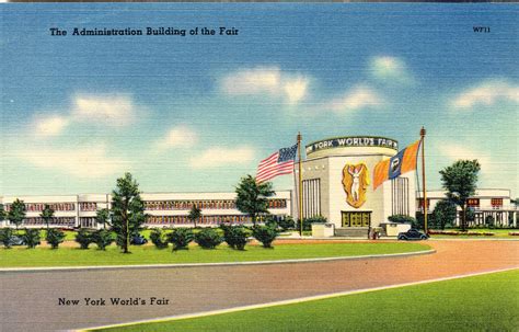 1939 New York World S Fair The Administration Building Of The Fair The Most Striking