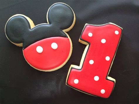 Mickey Mouse Cookie Decorating Cookie Art Mickey