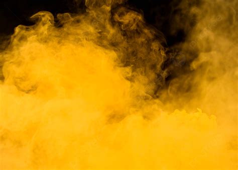 Yellow Smoke Explosion Gas Background And Picture For Free Download