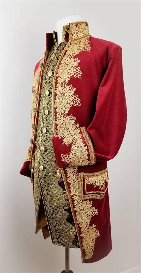 18th Century Mens Vest 18th Century Mens Costume Etsy 18th Century Mens Fashion Mens