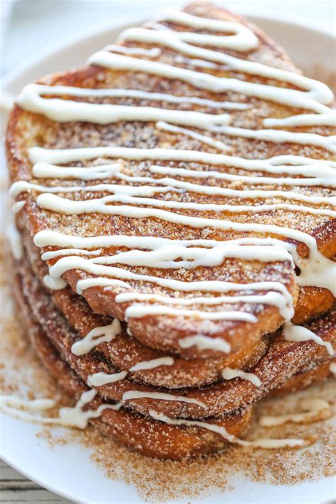 Churro French Toast By Damn Delicious Foodblogs