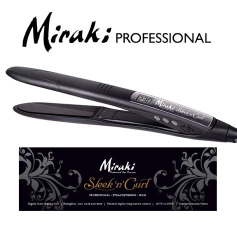 Miraki Sleek And Curl Straightening Iron Italy Hair And Beauty Ltd