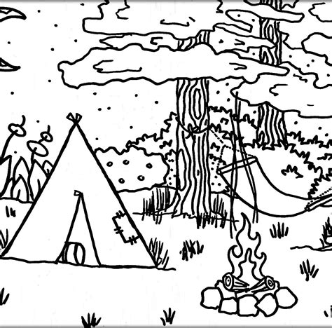 Red dog campers & rvs australia. Coloring Pages Camping Theme at GetColorings.com | Free ...