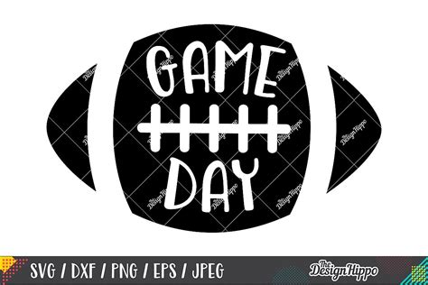 Game Day Svg Football Svg Dxf Png Cricut Cut Files 358608 Cut