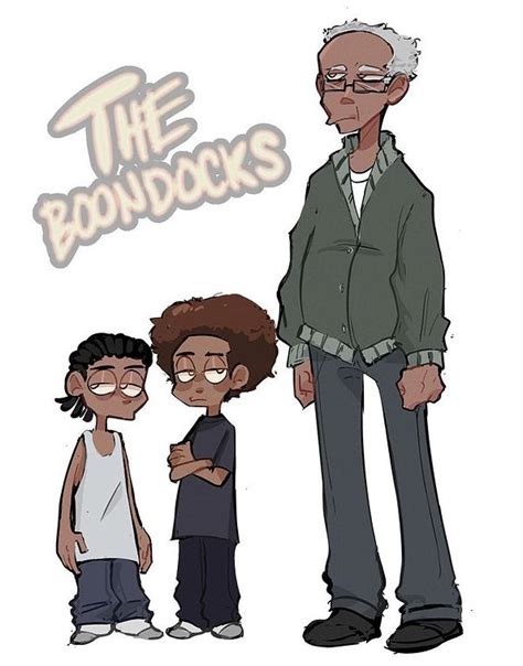 The Boondocks Huey Freeman Riley Freeman Robert Freeman Black