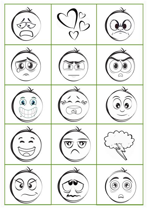Kids n fun de 25 ausmalbilder von emoji movie. Gefühle einordnen: Memory Freebie im Herbst - gratis ...