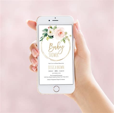 Baby showers provides detailed information about baby showers, baby shower decorations, baby shower favors, and more. Baby Shower Evite Pink and Gold Baby Shower Invitation ...