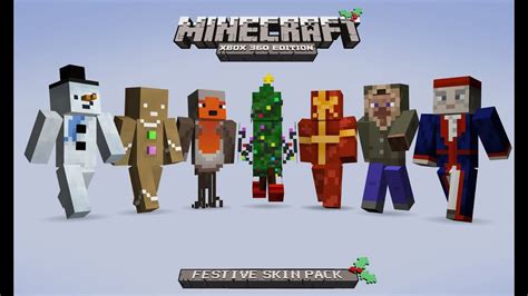 How To Download The Festive Skin Pack For Minecraft Ps3 Youtube