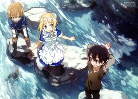 Check out this fantastic collection of kirito iphone wallpapers, with 49 kirito iphone background images for your desktop, phone or tablet. Kirito, Alice and Eugeo 4k Ultra HD Wallpaper | Background ...