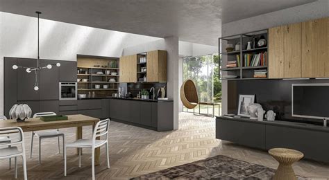 6 idee per dividere soggiorno cucina senza intervenire con opere murarie: 14 soluzioni coordinate di cucina soggiorno - Colore Torino