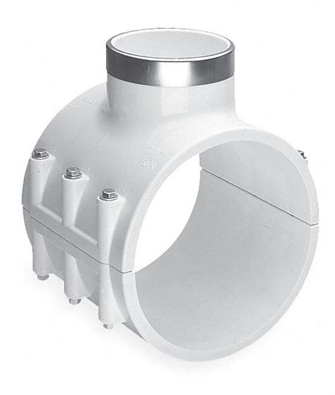 Grainger Approved Saddle Clamp 3 In Pipe Size 34 In Outlet Pipe Size