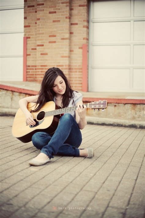 Guitarpose Senior Girl Photography Musician Photography Music