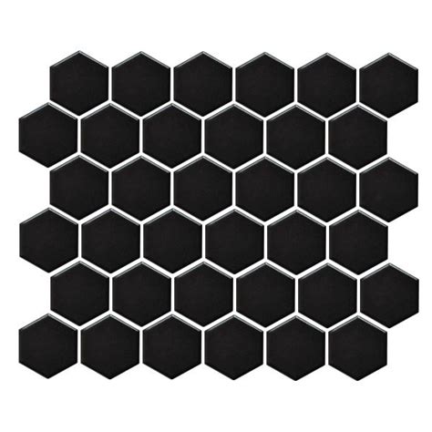 Hexagon Black Gloss Wall Tiles 51 X 51 Black Hexagon Tile Hexagon