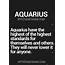 Standards  Aquarius Truths Quotes Qualities