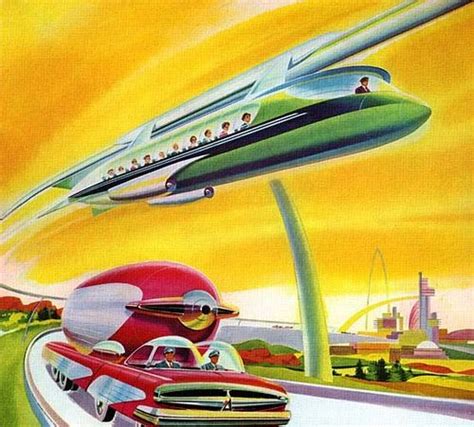 Disney Visions And Vintage Monorails Seen In Disneyland Late 50s