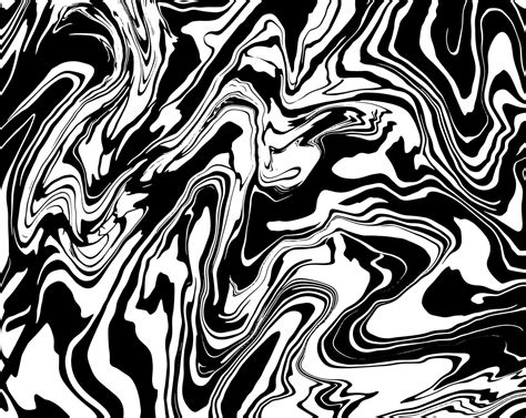 Black And White Abstract Art Wallpaper