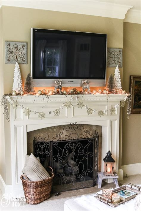 Ideas For Decorating A Mantle With A Tv Above It Shine Your Light