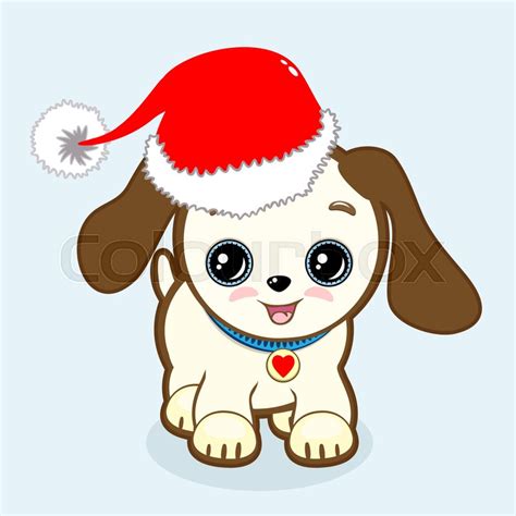 Funny christmas dog cartoon christmas dogs collection vector illustration of funny 25 animated christmas movies that are too cute to resist reihanhijab from thumbs.dreamstime.com. Cute puppy with expressive eyes and ... | Stock vector | Colourbox