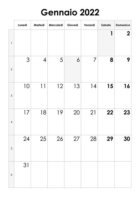 Calendario Gennaio 2022 Immagine Calendario Festivita