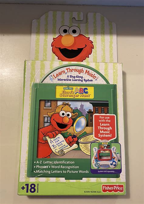 Learn Through Music Sesame Street Elmos Abc Scavenger Hunt New