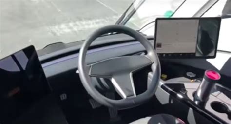 New Video Offers Look Inside Tesla Semi Cab Tesla Motors