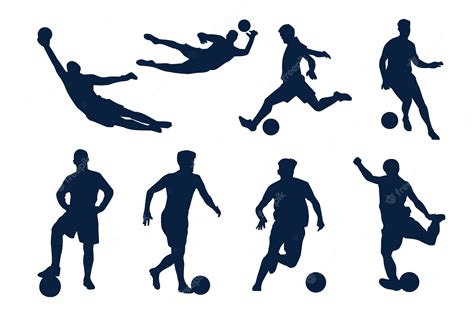 Vector Illustration Of A Soccer Player Clipart Soccer Player Clip