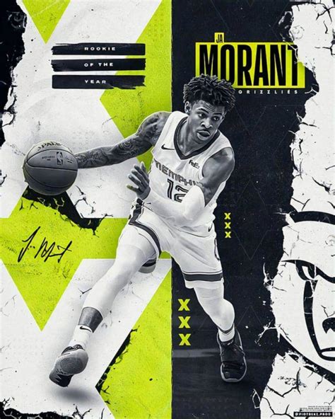 Ja Morant Poster Canvas Wall Art Print Remizozo