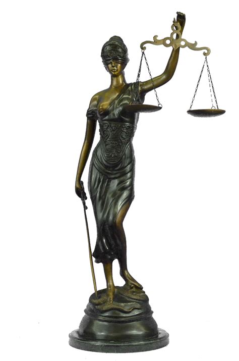 Sold Price 32 Lady Justice Bronze Figurine February 1 0121 1215